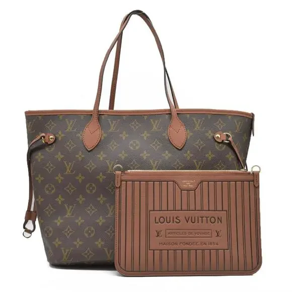 Louis Vuitton LV Monogram Neverfull Inside Out with Pouch - Picture 1 of 15